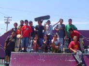 Clarkdale park kids at skate park